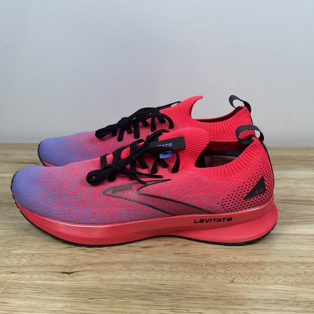 Brooks Stealth Fit Levitate 5 Womens Size 9.5 Diva Pink Running Shoes Training